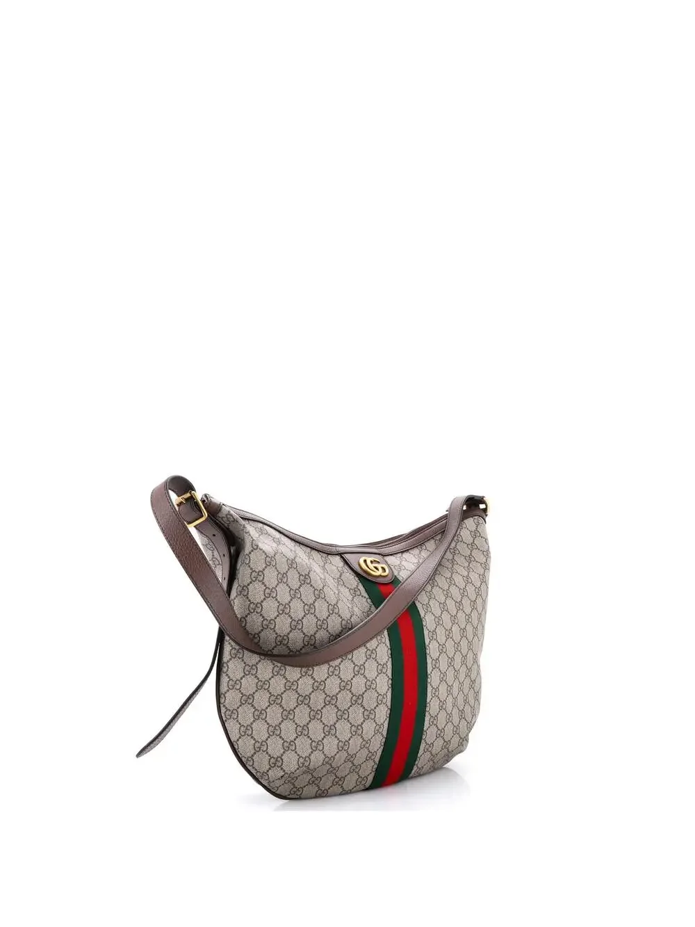 Gucci Ophidia Half Moon Hobo Gg Coated #260826G16B